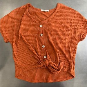 Burnt Orange Blouse
